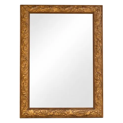 Miroir décoratif à cadre doré