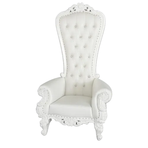 Chaise trône Blanche