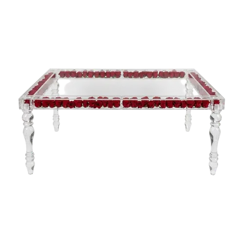 Table des mariées acrylique 180x90cm