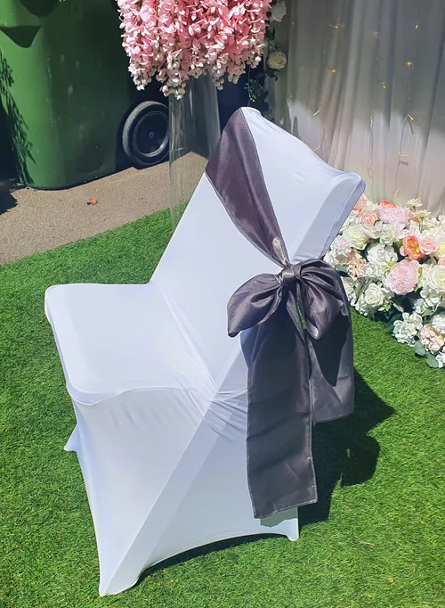 Boucle gris charbon satin