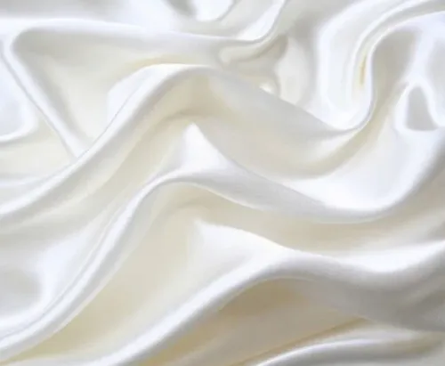 Rideau satin blanc 12x12'