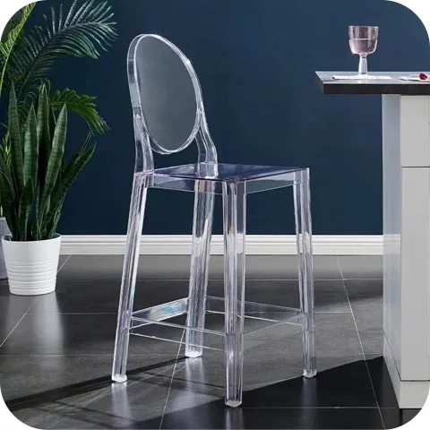 Tabouret transparent