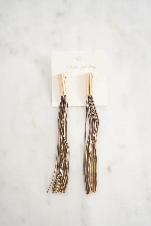 Aro colgante negro - KW-7476