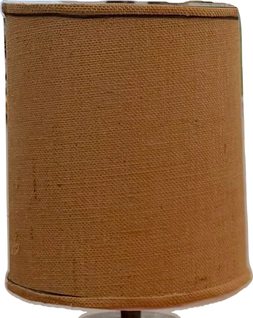 Vintage Jute Natural Lampshade - Medium