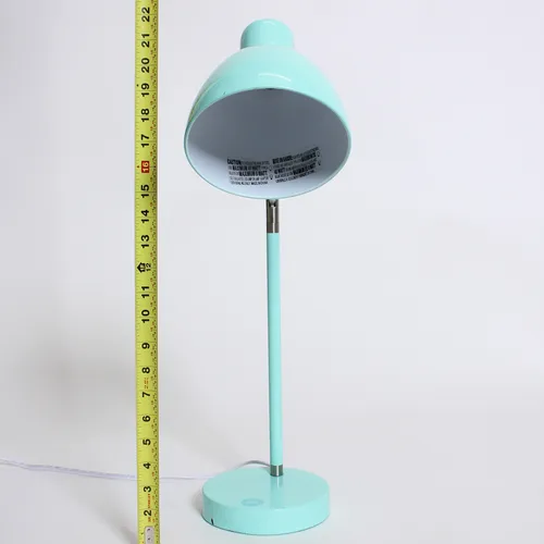 Blue Metal Desk Lamp