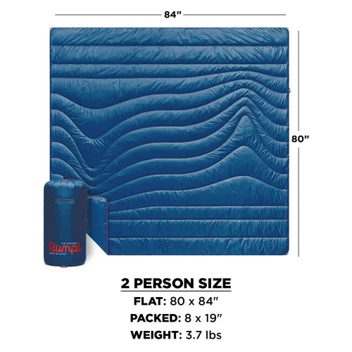 Rumpl Camping Blanket - Blue