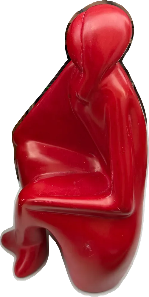 Red Soapstone Sculpture