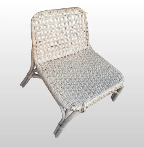 Beige Discontinued Ikea Rattan woven chair