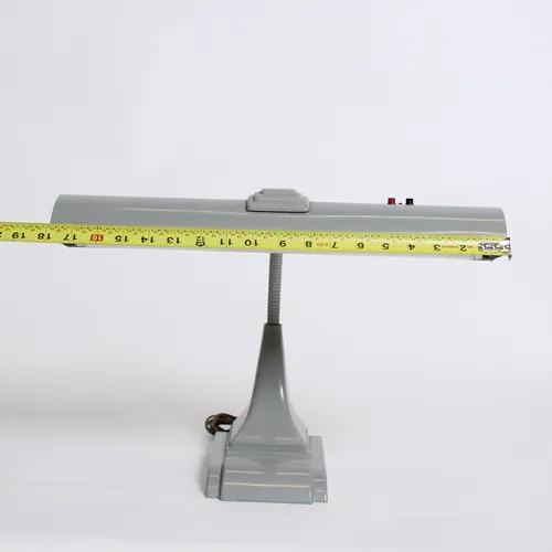Grey Metal Desk Lamp