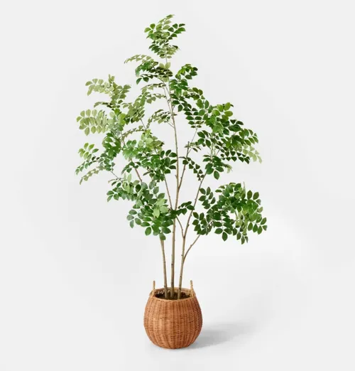 Tall/Large Green Faux Eucalyptus/Pterocarpus Tree/Plant