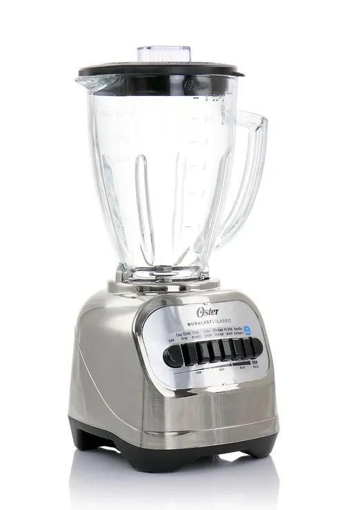 Silver base Oster Classic Glass Blender 
