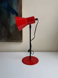 Red Vintage desk lamp