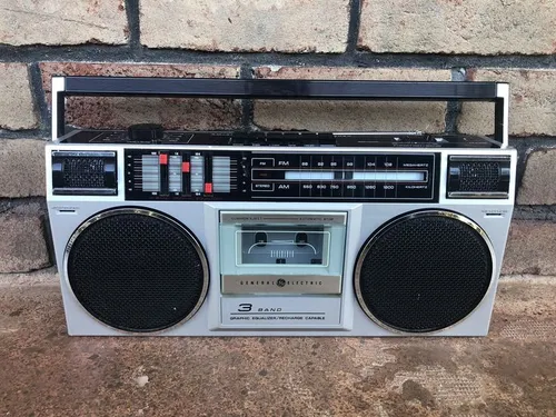 80s General Electric Cassette Boombox