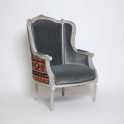 Grey Fabric Chair 