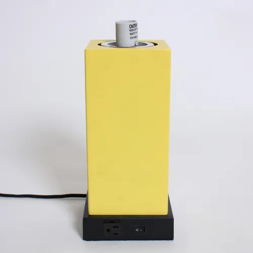 Yellow Standing Rectangle Lamp