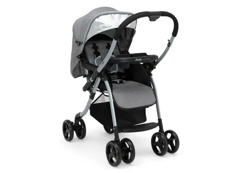 Jeep Gray Reversible Handle Stroller