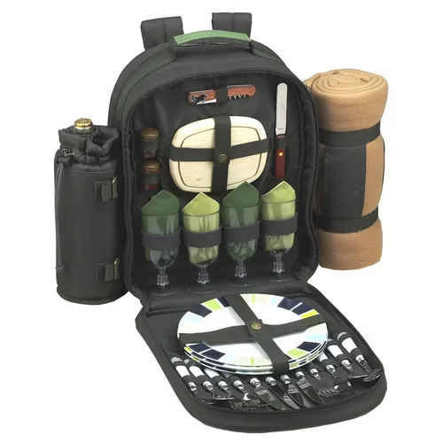 Green Picnic Backpack