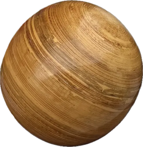 MCM turned wood sculpture 