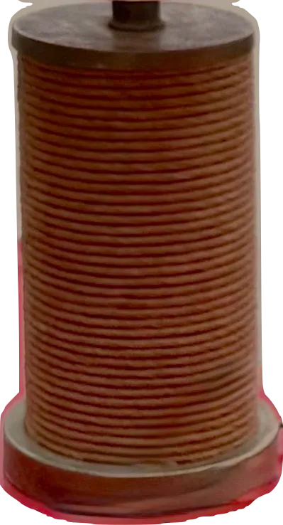 Vintage wrapped rope table lamp