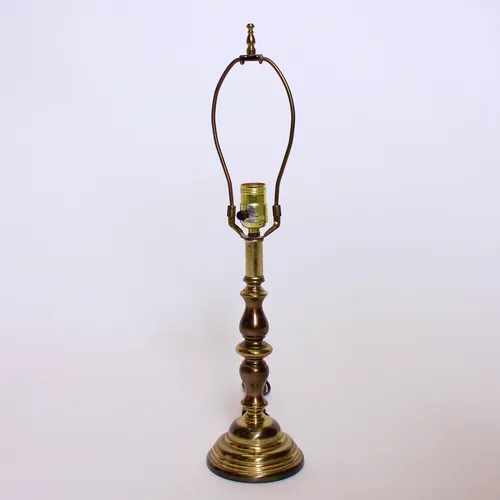 Aged Gold Metal Lamp