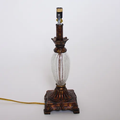 Bronze Lamp w/ Metal Base 