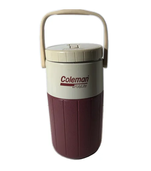 Vintage Coleman Water Cooler Jug - Burgundy