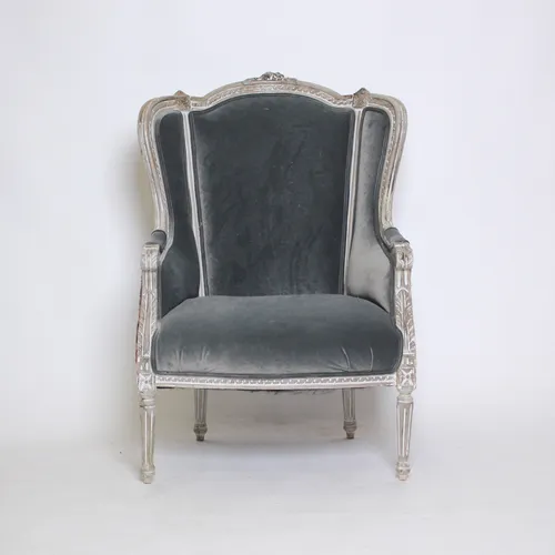 Grey Fabric Chair 
