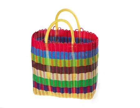 Recycled Plastic woven mini tote