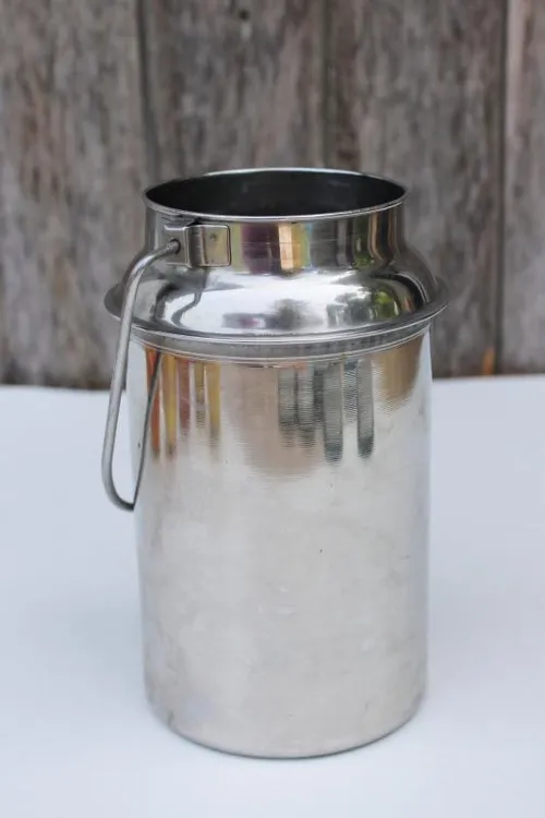 Small Stainless steel milk can creamer 