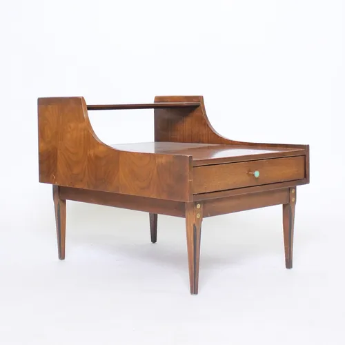 Mid Century Modern Wood Side Table