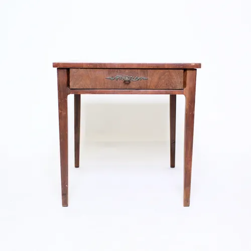 Mahogany Vintage Wood Side Table - French Provincial/Federal style