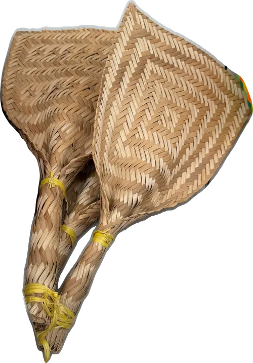 Hand Woven Palm Leaf Fan