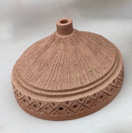 Unglazed Handmade Terracota Moroccan tagine lid