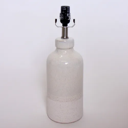 White & Grey Ceramic Lamp