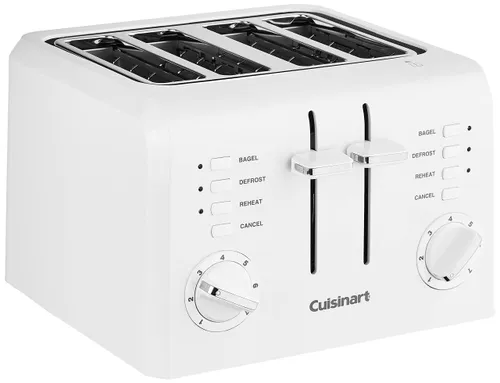 White Cuisinart Toaster 4 slice