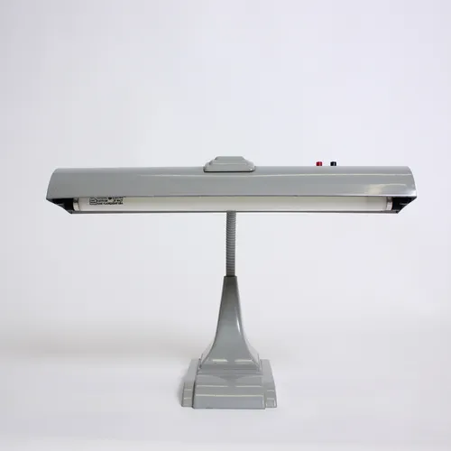 Grey Metal Desk Lamp