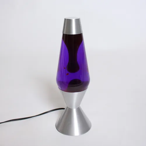 Silver & Purple Lava Lamp