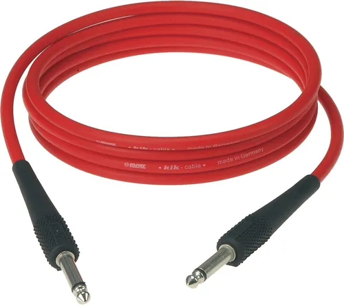 Klotz Instrumentenkabel 6m rood
