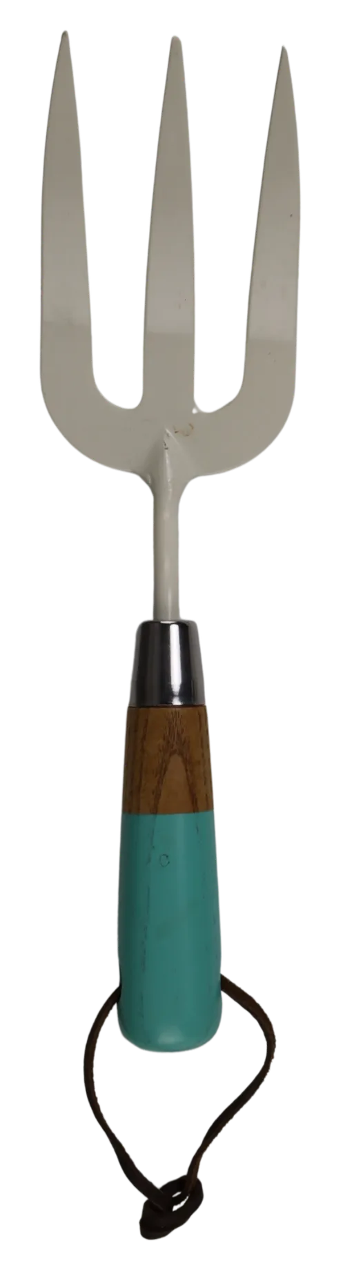 White & Teal Garden Rake