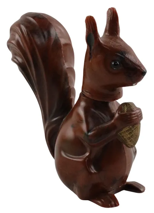 Vintage Brown Squirrel With Nut Bobblehead