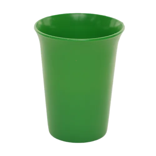 Green Vintage Plastic Drinking Cup