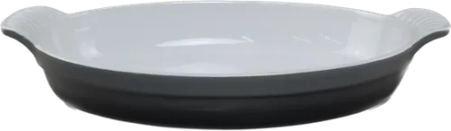 Grey Gradient With White Interior Oval Au Gratin Baking Dish