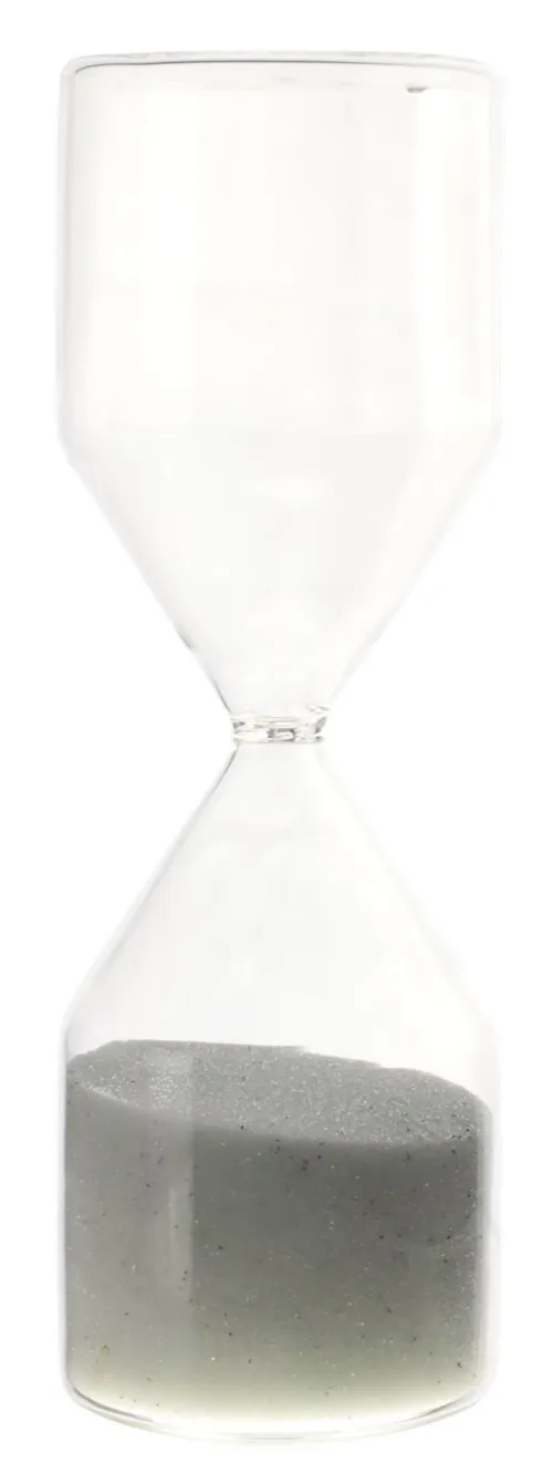 White Sand Glass Sand Timer