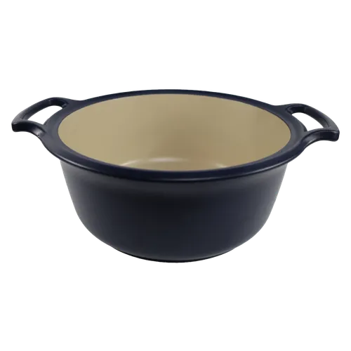 Midnight Blue Large Ceramic Cooking Pot