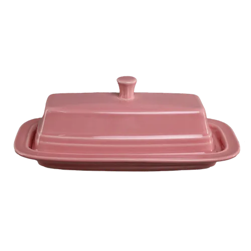 Flamingo Pink Butter Dish