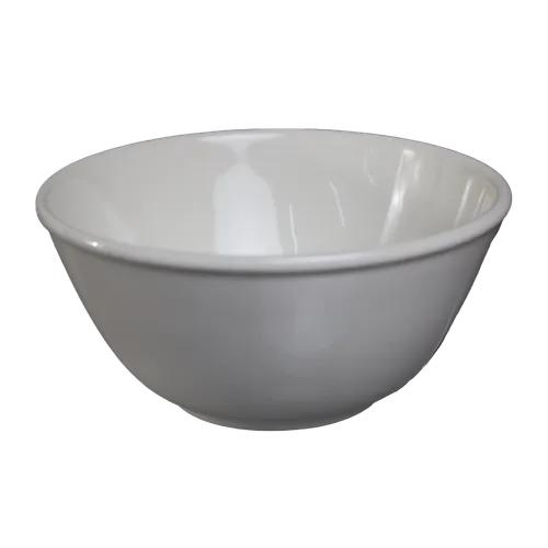 White Bowl With Slim Rim