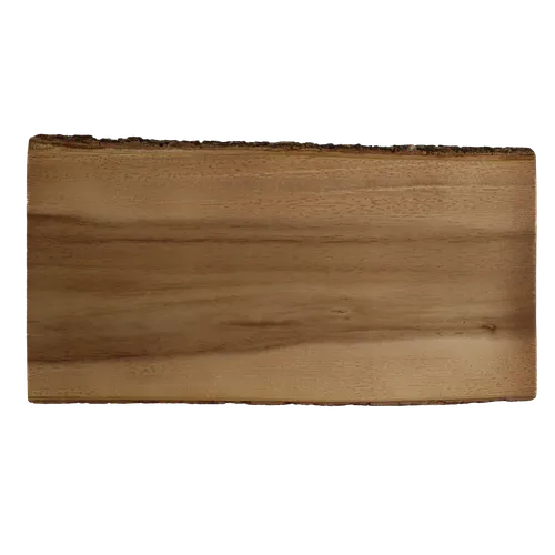 Live Edge Rectangular Wood Cutting Board
