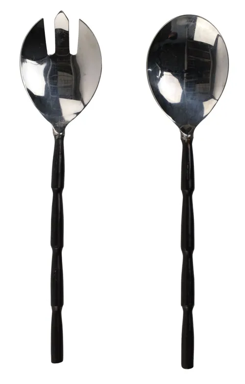 Blackened Metal Serving Set
