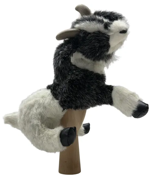 White & Black Goat Hand Puppet