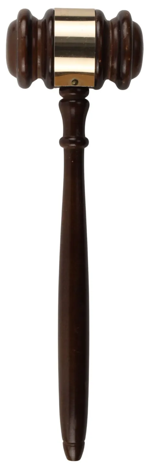 Wood Gavel - H